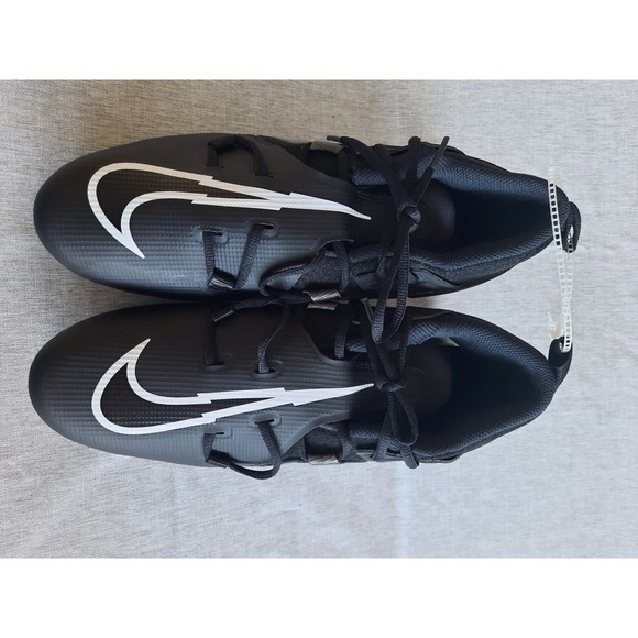 Nike Men US 10.5 Alpha Menace Pro 3 Football Cleats DM1788-001 MidTop Black/Gray main image 9